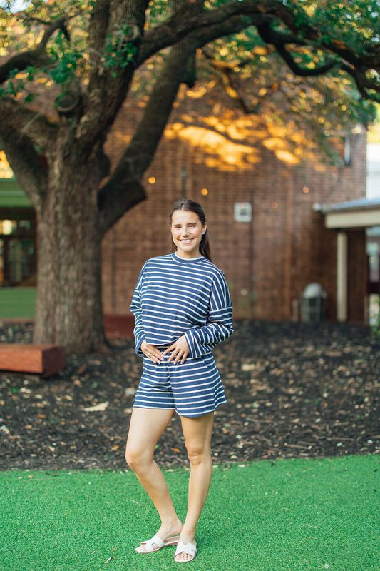 Long Sleeve Striped Set