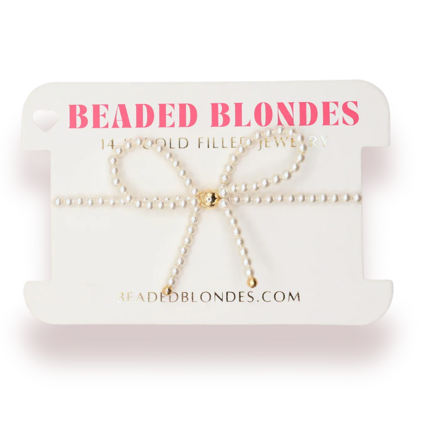 BB Pearl Bow Bracelet