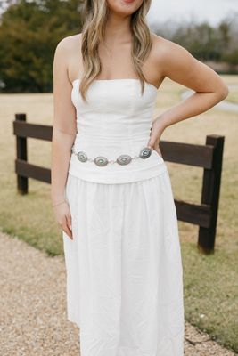 Corset Lined Strapless Dress