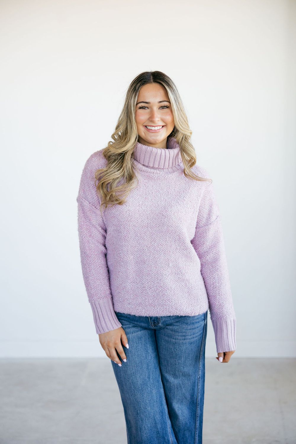 Turtle Neck Long Sleeve Sweater
