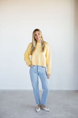 Classic Thick Knit Long Sleeve Sweater