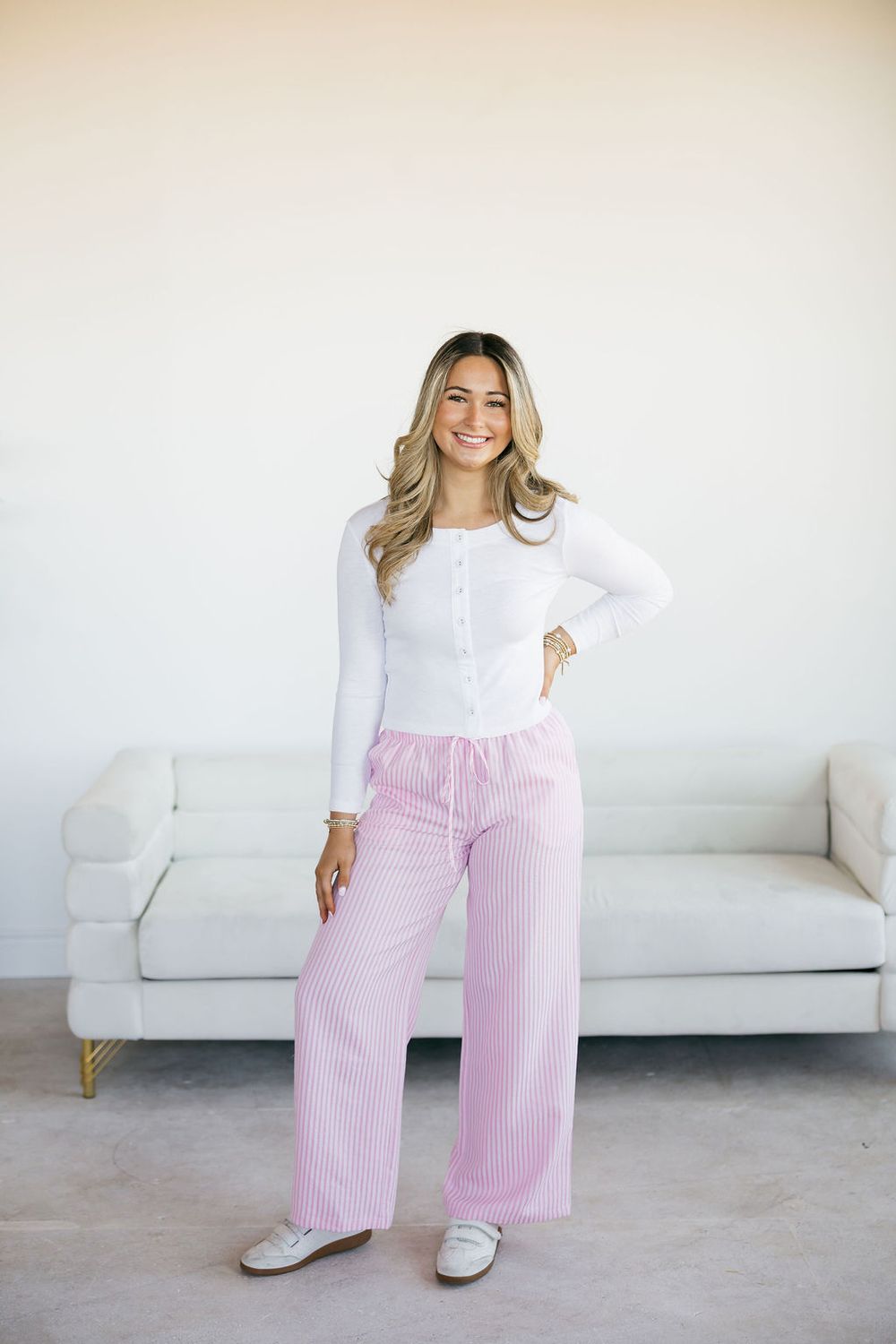Eloise Striped Lounge Pant