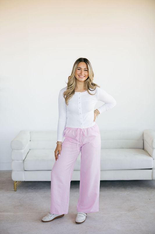 Eloise Striped Lounge Pant