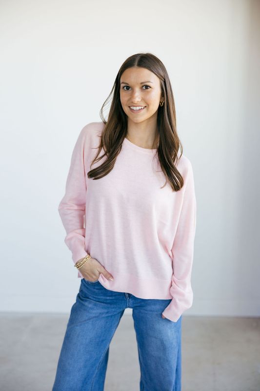 Simple Lightweight Knit Sweater