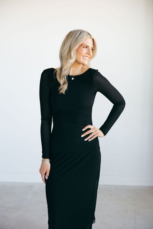 Spellbound Mesh Midi Dress