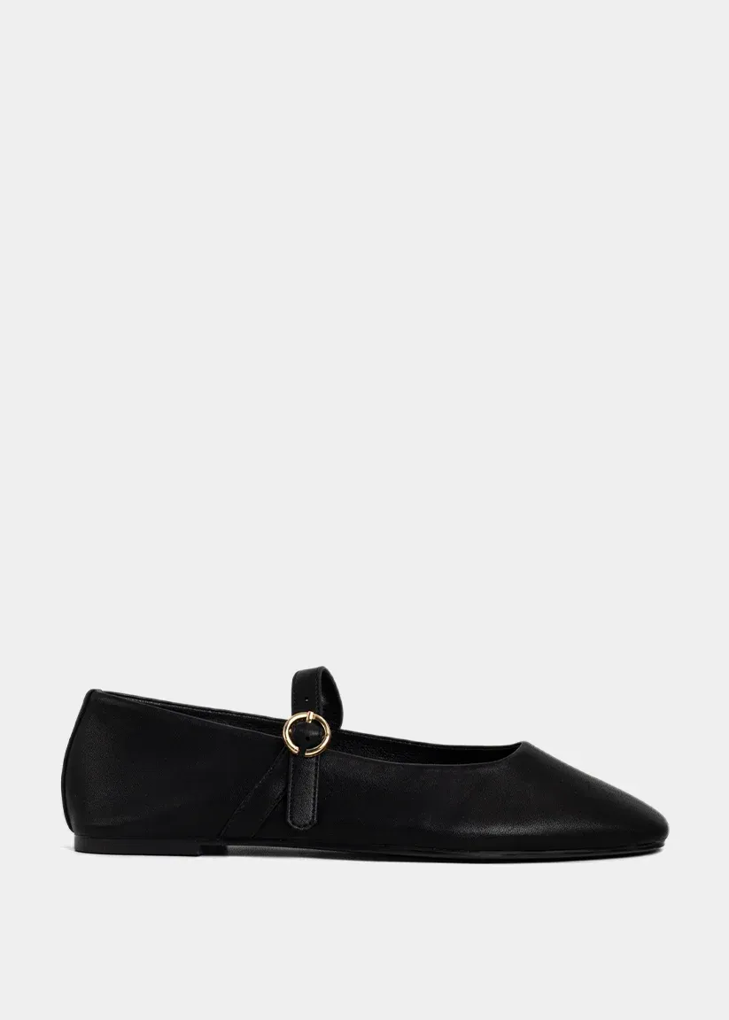 Annabelle Ballet Flats, Color: - Black, Size: - 6