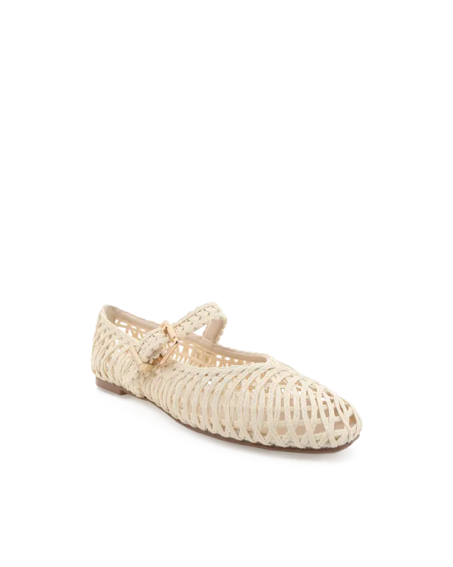 Franky Raffia Ballet Flat