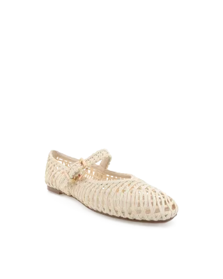 Franky Raffia Ballet Flat