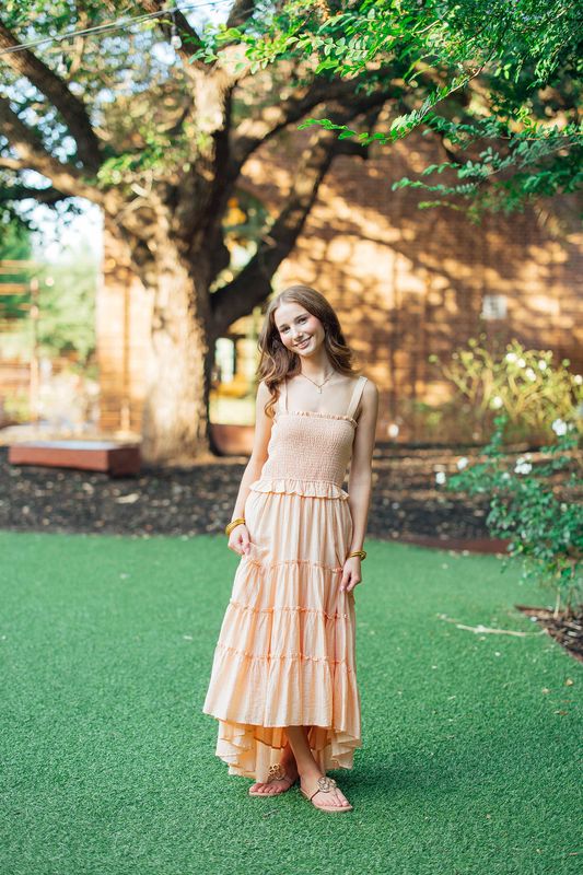 Smocked Tiered Maxi