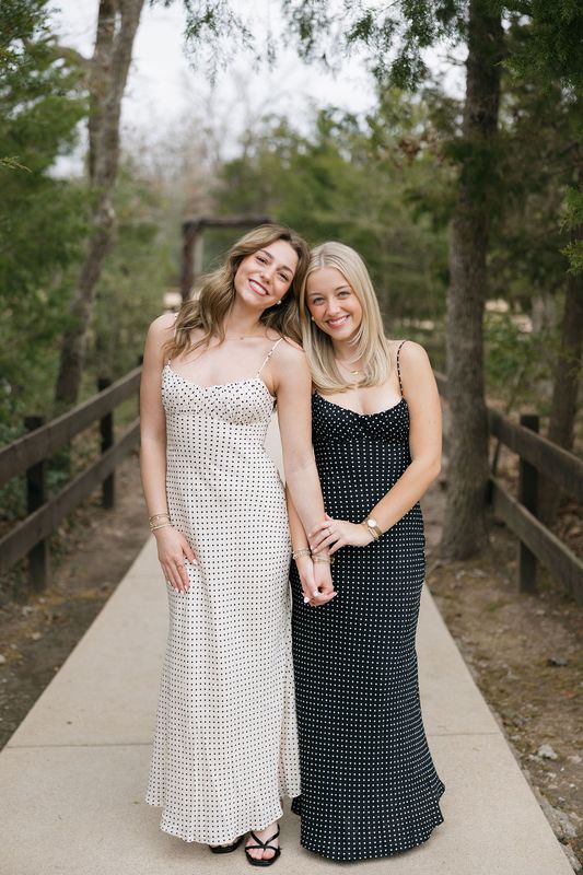 Polka Dot Twist Back Maxi Dress