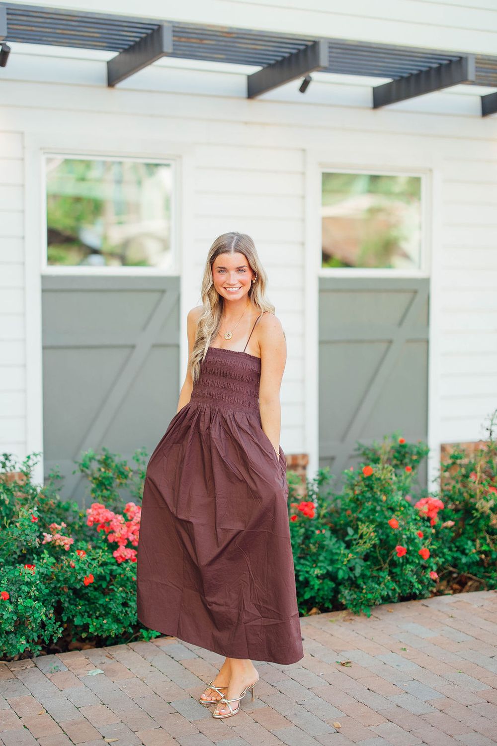 Cornelia Poplin Midi Dress