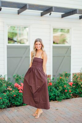 Cornelia Poplin Midi Dress
