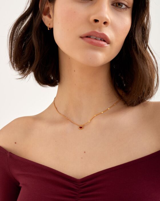 Rouge Heart Necklace