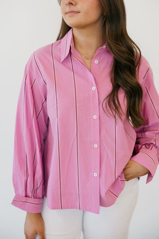 Striped Button Down Long Sleeve