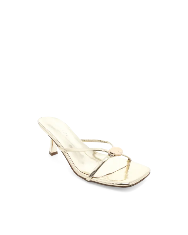 Xane Metallic Heels