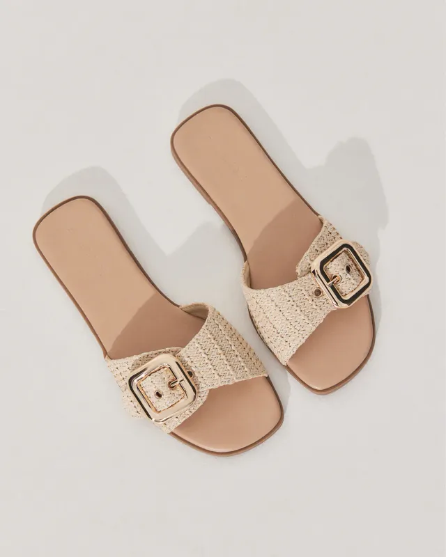 Vasili Raffia Sandals