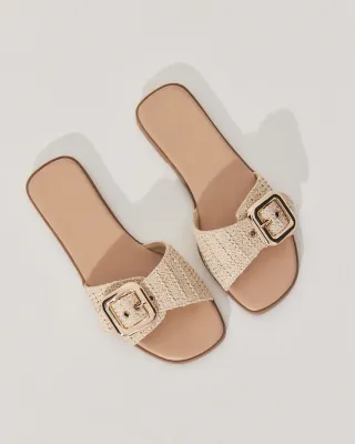 Vasili Raffia Sandals