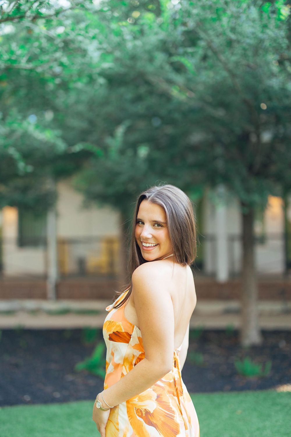 Floral Halter Cowl Neck Maxi