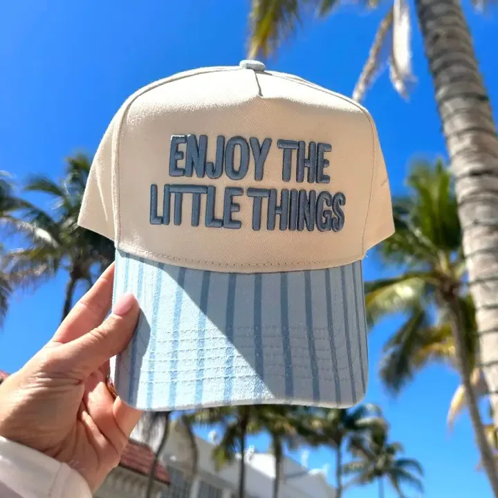 "Enjoy The Little Things" Vintage Trucker Hat