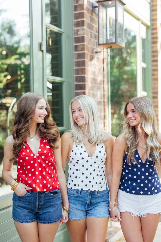 Polka Dot Halter Tank
