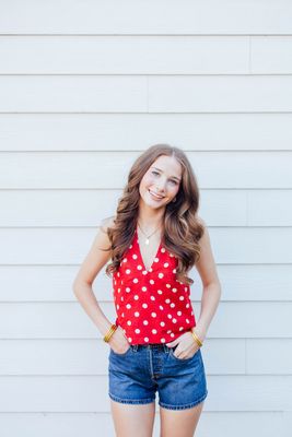 Polka Dot Halter Tank