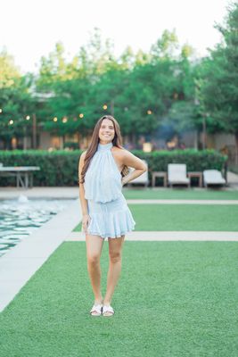 Floral Halter Backless Romper