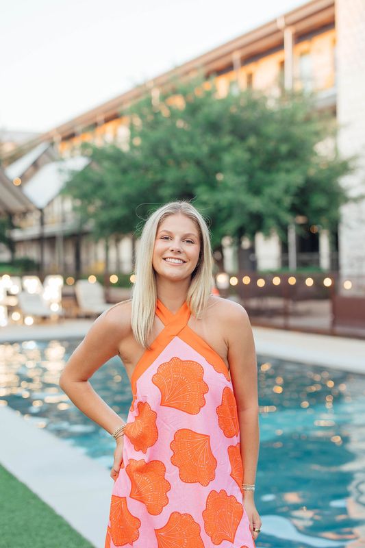 Halter Neck Side Slit Floral Print Maxi
