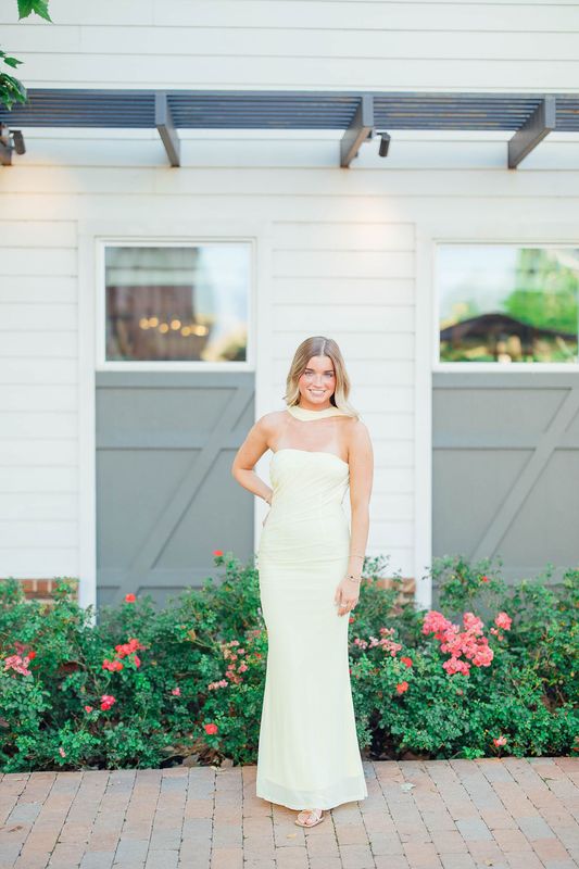 Strapless Cross Back Detail Maxi