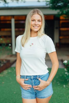 Crew Neck USA Cocktail Baby Tee