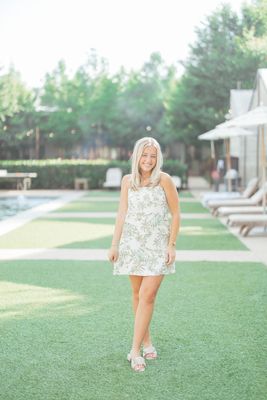 Maude Tiki Tide Mini Dress