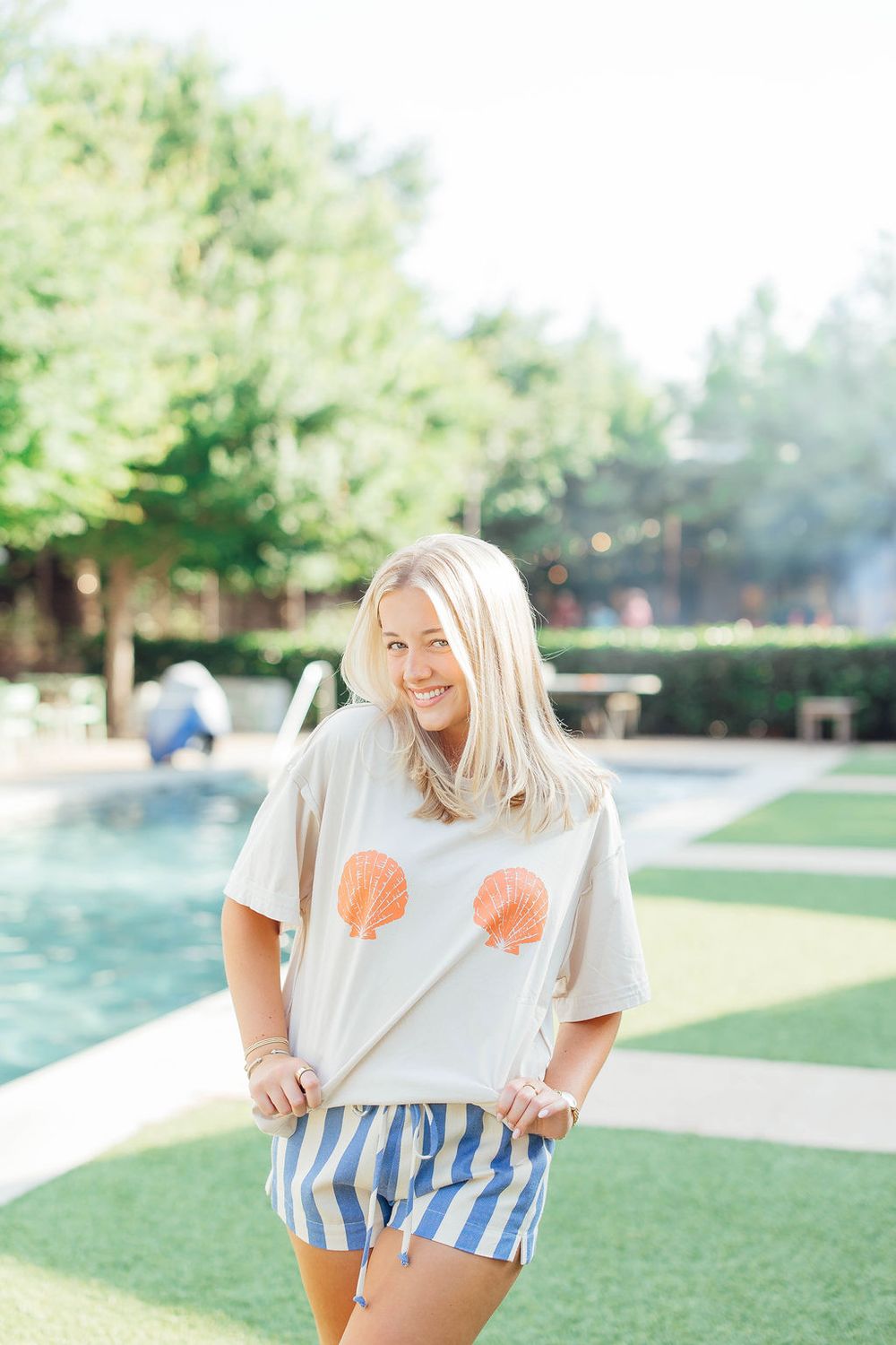 Sun-kissed Shells Tee