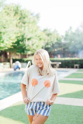 Sun-kissed Shells Tee