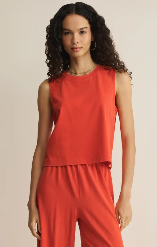 Sloane Jersey Muscle Tank