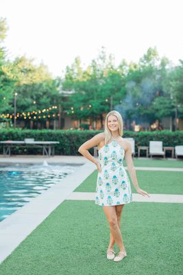 Halter Neck Floral Mini