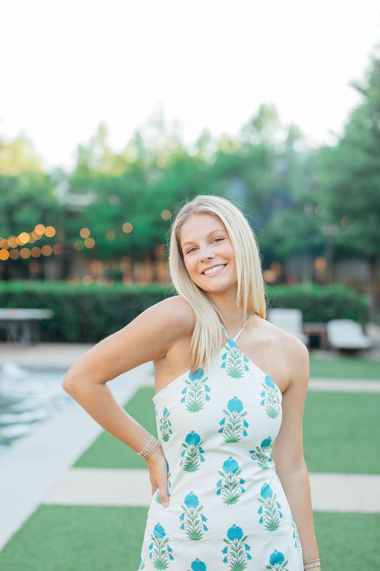 Halter Neck Floral Mini