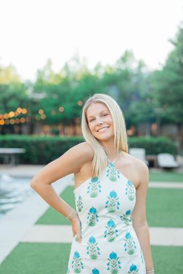 Halter Neck Floral Mini