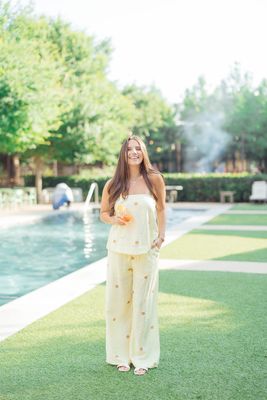 Polka Dot Wide Leg Pants