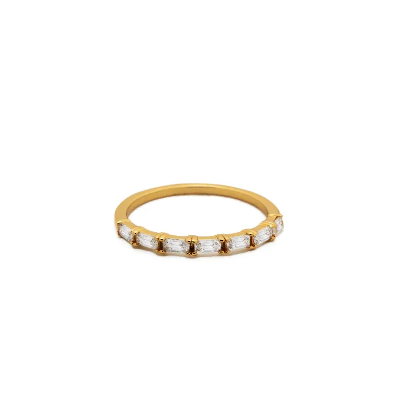 Slim Baguette Tennis Ring