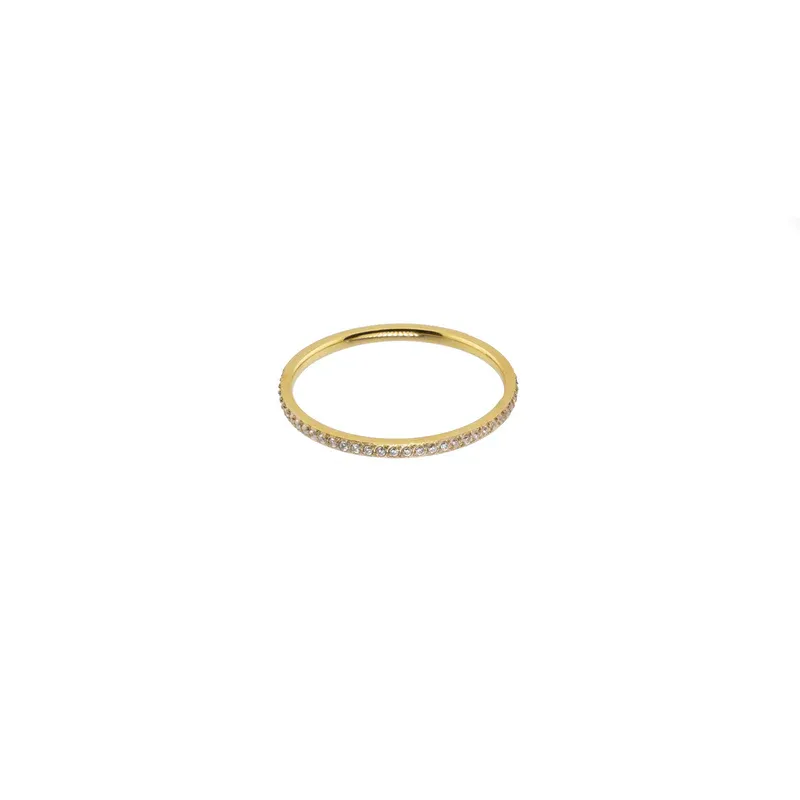 Dainty Diamond Ring Band