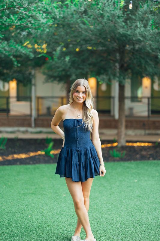 Strapless Corset Top Mini Dress