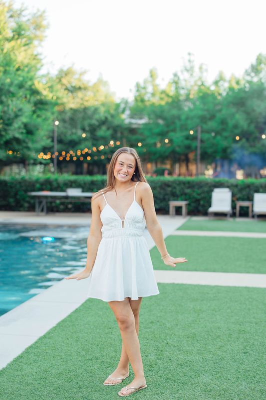 Smocked Waist Open Back Detail Romper