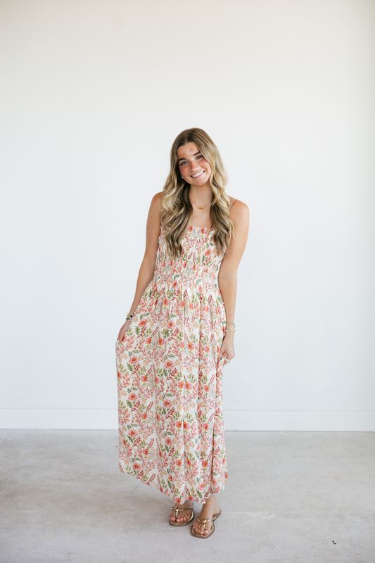 Cornelia Ami Floral Midi Dress
