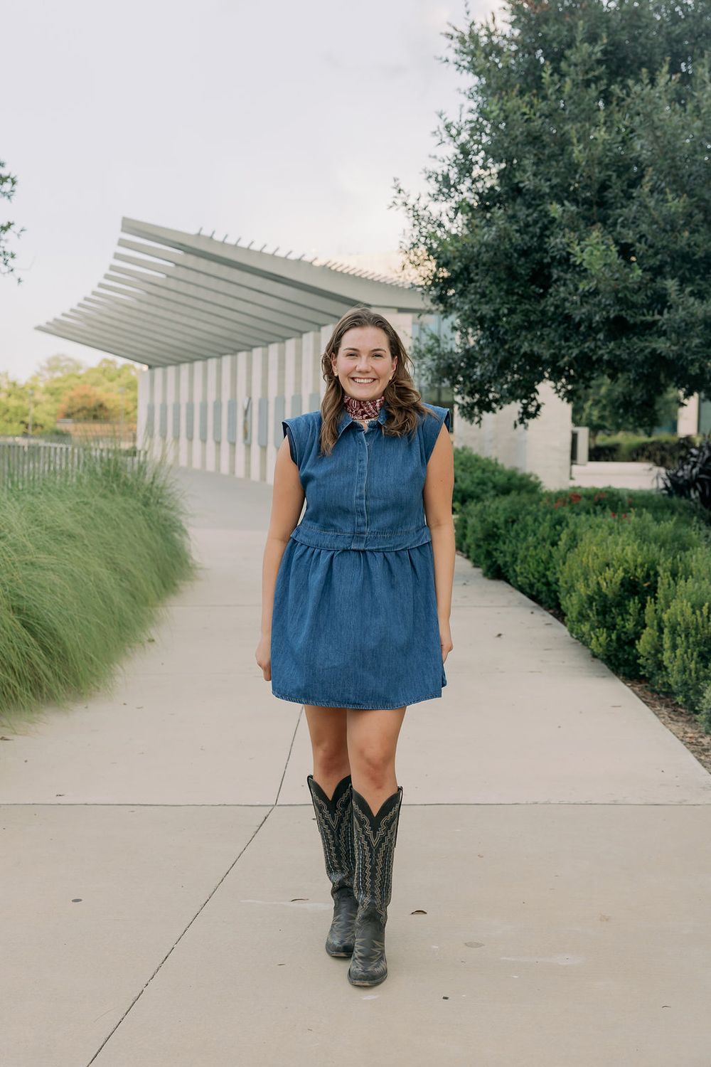 Denim Shirt Mini Dress