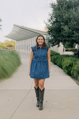 Denim Shirt Mini Dress