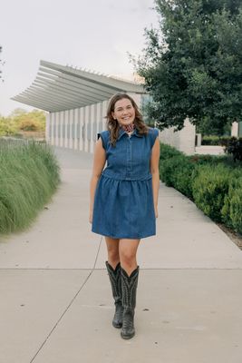 Denim Shirt Mini Dress