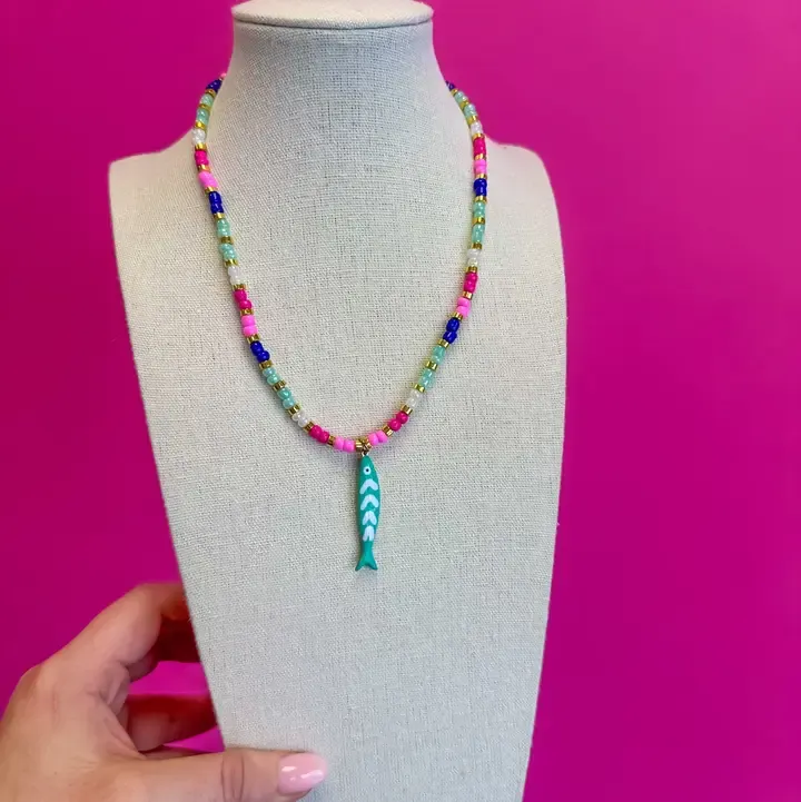 Sardine Beaded Necklace
