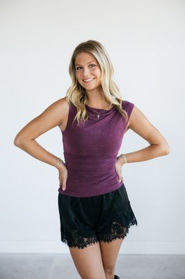 Lace Trim Shorts