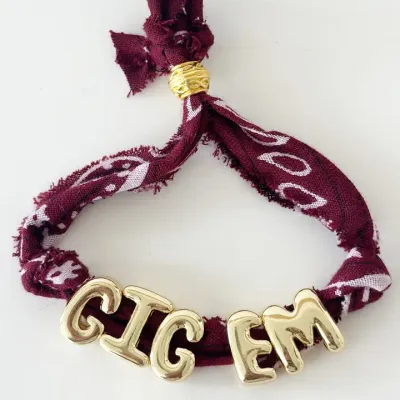 Bandana Gameday Bracelet