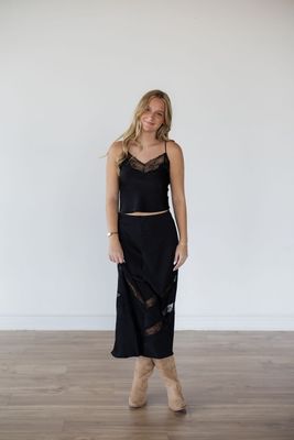 Kori Lace Inset Skirt