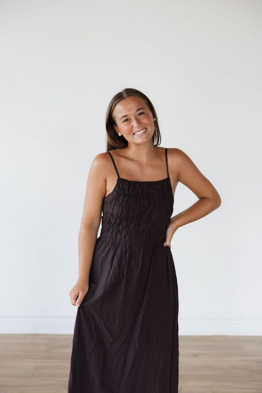 Adley Smocked Maxi Dress